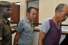 Hai kẻ săn trộm người Trung Quốc. (Nguồn: The citizen)