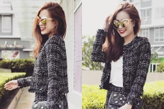 Bên cạnh những lời khen về nhan sắc ngày càng mặn mà, Hoàng Thùy Linh còn nhận được đông đảo sự ngưỡng mộ của công chúng bởi gu thời trang thanh lịch, hiện đại. 