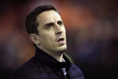 Gary Neville chỉ giúp Valencia giành 3 chiến thắng sau 16 trận tại La Liga. (Ảnh: AP)