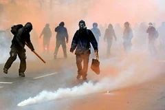 Bạo loạn phản đối Hội chợ Quốc tế Expo Milan 2015. (Nguồn: ANSA)