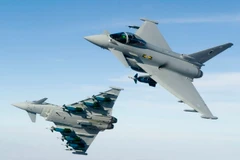 Máy bay tiêm kích đa nhiệm Typhoon. (Nguồn: Reuters)