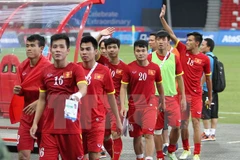U23 Việt Nam tại SEA Games 28. (Ảnh: Quốc Khánh/TTXVN)