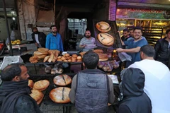 Giá thực phẩm tại Syria tăng lên các mức kỷ lục. (Nguồn: Getty)