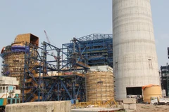 Hoạt động thi công tại dự án Nhiệt điện Thái Bình 2. (Ảnh: pvn.vn)