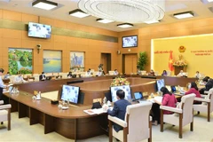 Một phiên họp Ủy ban Thường vụ Quốc hội. (Ảnh: Doãn Tấn/TTXVN)