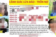 Thông tin xuất hiện trên mạng cho rằng một số cô giáo lừa đảo, trốn nợ. (Ảnh chụp màn hình)
