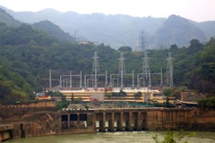 Công trình Thủy điện Hòa Bình. (Ảnh: Ngọc Hà/TTXVN)