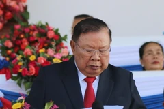 Đại tướng Ngô Xuân Lịch, Ủy viên Bộ Chính trị, Bộ trưởng Bộ Quốc phòng Việt Nam tham dự buổi lễ. (Ảnh: Xuân Tú/TTXVN)