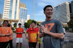 Thủ lĩnh đảng Tương lai mới Thanathorn Juangroongruangkit ở Bangkok. (Nguồn: bangkokpost)