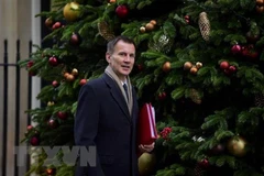 Ngoại trưởng Anh Jeremy Hunt. (Ảnh: THX/TTXVN)