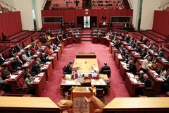 Một phiên họp của Thượng viện Australia. (Nguồn: Getty Images)