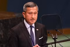 Ngoại trưởng Singapore Vivian Balakrishnan. (Ảnh: AFP/TTXVN)