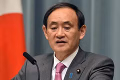 Chánh Văn phòng Nội các Nhật Bản Yoshihide Suga. (Nguồn: AFP)