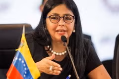 Phó Tổng thống Venezuela Delcy Rodriguez. (Nguồn: EFE)