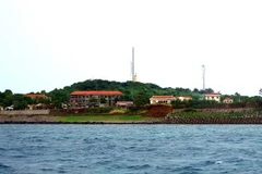 Một góc đảo Cồn Cỏ nhìn từ hướng Tây Nam. (Ảnh: Hồ Cầu/TTXVN)