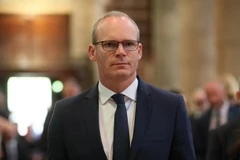Phó Thủ tướng kiêm Ngoại trưởng Cộng hòa Ireland Simon Coveney. (Ảnh: AFP/TTXVN)