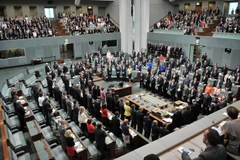 Toàn cảnh một phiên họp Quốc hội Australia ở Canberra. (Ảnh: AFP/TTXVN)
