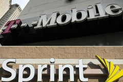 Biểu tượng Sprint và T-Mobile. (Ảnh: AFP/TTXVN)