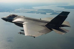 Máy bay tiêm kích chiến đấu tàng hình F-35. (Nguồn: upi)