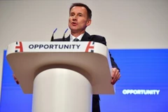 Ngoại trưởng Anh Jeremy Hunt. (Ảnh: AFP/TTXVN)