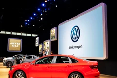 Mẫu ôtô của hãng Volkswagen được giới thiệu tại Triển lãm ôtô Chicago, Mỹ, ngày 7/2 vừa qua. (Ảnh: THX/TTXVN)