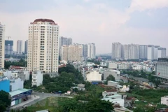 Một khu đô thị ở Thành phố Hồ Chí Minh. (Ảnh: Anh Tuấn/TTXVN)