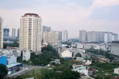 Một khu đô thị ở Thành phố Hồ Chí Minh. (Ảnh: Anh Tuấn/TTXVN)