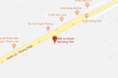 Vị trí xảy ra vụ tai nạn. (Nguồn: Google Maps) 
