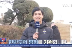 Công Phượng xuất hiện trên MBC, dự báo thời tiết thượng đỉnh Mỹ-Triều