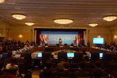 Toàn cảnh Hội nghị Bộ trưởng giữa kỳ lần thứ 5 các nước đám phán RCEP tại Tokyo, Nhật Bản tháng 7/2018. (Ảnh minh họa: Thành Hữu/TTXVN) 