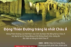 [Infographics] Động Thiên Đường xác lập kỷ lục tráng lệ nhất châu Á