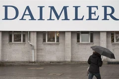 Biểu tượng Daimler tại Berlin, Đức. (Nguồn: AFP/TTXVN) 