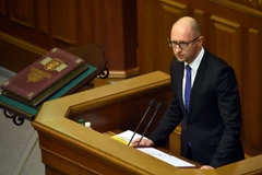 Thủ tướng Ukraine Arseniy Yatsenyuk. (Nguồn: AFP/TTXVN)