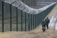 Biên giới Nga-Latvia. (Nguồn: international) 