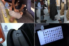 Một người đàn ông bị cảnh sát ở Tây Ban Nha bắt giữ sau khi bị cáo buộc quay lén phụ nữ. (Nguồn: AFP) 