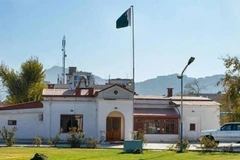 Lãnh sự quán Pakistan tại Mazar-e-Sharif. (Nguồn: EXPRESS) 
