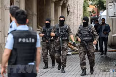 Cảnh sát Thổ Nhĩ Kỳ. (Nguồn: AFP/TTXVN) 