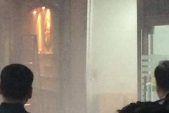 Hiện trưởng vụ đánh bom. (Nguồn: Twitter)