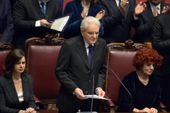 Tổng thống Italy Sergio Mattarella. (Nguồn: AFP/TTXVN)