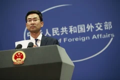 Người phát ngôn Bộ Ngoại giao Trung Quốc Cảnh Sảng. (Nguồn: EPA/TTXVN)