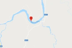 Vị trí sông Trà Khúc. (Nguồn: Google Maps)