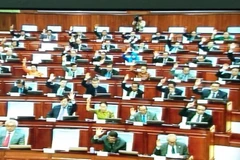 Một phiên họp quốc hội của Campuchia. (Nguồn: Nhóm phóng viên TTXVN tại Campuchia) 