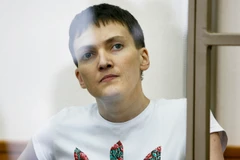 Nữ phi công Ukraine Nadezhda Savchenko. (Nguồn: AP)
