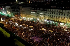 Người biểu tình ở Séc. (Nguồn: Reuters) 