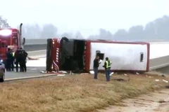 Hiện trường vụ tai nạn. (Nguồn: WREG) 