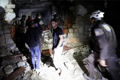 Cảnh đổ nát ở Syria. (Nguồn: Reuters)