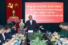 Thủ tướng Nguyễn Xuân Phúc phát biểu. (Ảnh: Thống Nhất/TTXVN) 