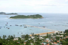 Một góc thị trấn Cô Tô. (Ảnh: Minh Quyết/TTXVN)