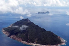 Toàn cảnh đảo Senkaku mà Bắc Kinh gọi là Điếu Ngư trên biển Hoa Đông ngày 15/9/2012. (Nguồn: AFP/TTXVN)