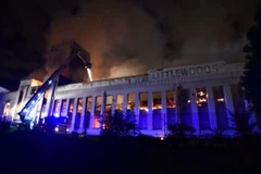 Hiện trường vụ hỏa hoạn. (Nguồn: PA)